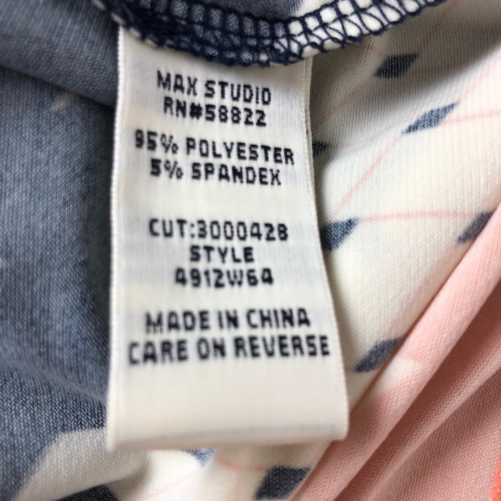 Max Studio Triangle Geometric Pattern Dress - image 5